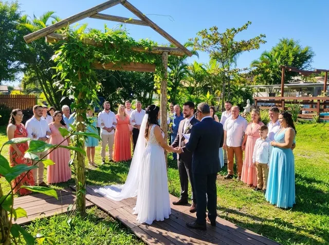 Espaço de eventos da Pousada Aurema